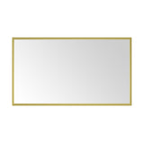 96in. W x 48in. H Metal Framed Bathroom Mirror for Wall, Rectangle Mirror, Bathroom Vanity Mirror W1272115339