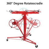 11FT Drywall Lifter Panel Hoist Jack Rolling Caster Construction Lockable 150lbs 15715007