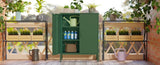 The metal storage locker, 40 inches high, comes with 2 doors and is suitable for homes, offices and T3421P357050
