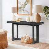 ZUN Modern Wood Entryway Console Table Sofa Table, Long Entryway Table for Hallway Living Room Foyer 59069358