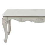 ZUN Tuscan Traditional Style Coffee Table made with wood in Silver B009138507