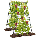 59" Outdoor garden grid with mesh 25409655