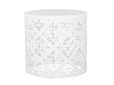 Outdoor Metal end Table -Large 73605.00WHI