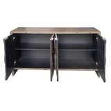 Accent Cabinet Farmhouse Style 4 Door Wooden Cabinet Sideboard Buffet Server Cabinet Storage W1435P216113
