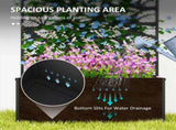 Garden Bed Galvanized PlanterGarden Bed with Privacy Pan 03231044