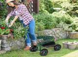 75*45*47cm Iron Short Handle Garden Seat Car 51347379