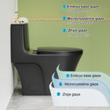 1.1/1.60 GPF Dual-Flush One Piece Toilet,Button on Tank top S-trap, Water-Saving Elongated Comfort W3192P277904