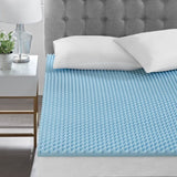 All Season Reversible Hypoallergenic 1.5" Cooling Mattress Topper B03595112