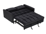 Modern velvet sofa, sofa pull-out bed, small love seat casual sofa with back, with pillow, pockets, 49433073