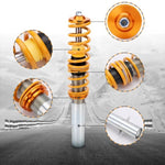 ZUN 66687845 Coilover Suspension Kit Fit For VW Golf Mk4 Jetta 1J1 FWD & NEW BEETLE 1998-2007 14284604