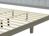 Solid Wood Platform Upholstered Headboard King Bed N758P197693G