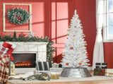 6 foot white Christmas tree with bracket 79075083