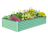 ZUN 6x3x1.5ft Galvanized Raised Garden Bed, Outdoor Planter Garden Boxes Large Metal Planter Box for W1859P197897