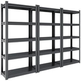 72"H 5 Tier Metal Shelves for Storage Shelving 2000LBS Heavy Duty Storage Shelves Adjustable 45922035