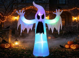 7.7 FT Halloween Inflatable Ghost Decoration, RGB LED Lighted Blow Up Ghost for Yard Lawn Porch 85173603