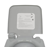 ZUN 20L Portable Removable Flush Toilet with Double Outlet（Same as 44809271） 40061473