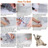 Humane Animal Trap Cage - Galvanized Sturdy Wire Mesh, Sensitive Trigger & 96020110