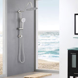 Shower Head with Handheld Shower System with 10" Rain Shower Head W1219P264266