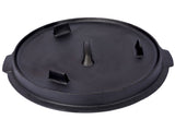 pre-Seasoned Cast Iron Dutch Oven With Skillet Lid, Outdoor Camping Deep Pot for Camping Fireplace 51168450