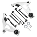 Front Lower Control Arms Sway Bars Tie Rods Fit for Nissan Pathfinder 2013-2020 All Models 29040635, 15113843