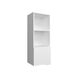 ZUN Wall Cabinet 43.3" H, with 1 Door and 3 Shelves, White B097P250867