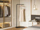 Clothing Rack, Golden Metal Freestanding Heavy Duty Clothes Rack with Marble Base, Multipurpose 45178611