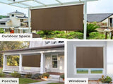 6'X6' Mocha HDPE spliced roller shutter 36575081