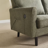 COOLMORE Loveseat Sofa, Mid Century Modern Love Seat, 2 Seater Sofaes for Living Room, Small W395P238825