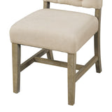 TREXM Retro Style Dining Chair Set with 4 Upholstered Chairs for Dining Room and Living Room WF298830AAE