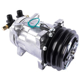 ZUN New Air Conditioning Compressor TM16 Shuttle Bus 12V with 2 Grooves Z0006398A 47510648