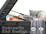 120 Gallon Outdoor Storage Deck Box Waterproof, Large Patio Storage Bin for Outside Cushions, Throw W1859P197914