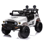 ZUN Licensed TOYOTA FJ Cruiser,12V Kids ride on car 2.4G W/Parents Remote Control,electric car for W1396107514