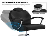 Pedicure Station Chair W/Footrest and Foot Basin, 360 Swivel Reclining Pedicure Chair w/Hydraulic 22388974