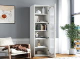 Tall Display cabinet & Bookshelf Perfect for Living Room, Kitchen, Bedroom & Office - Storage W331P379950