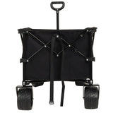 Heavy-Duty 360lb Capacity Foldable Utility Wagon All-Terrain Quiet Wheels, Adjustable Handle & Cup W321P297101