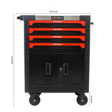 REMOVABLE 4 DRAWERS TOOL CART WITH LOCK W1102104710