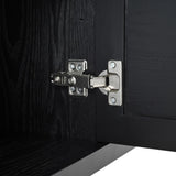 Stylish Storage Cabinet Sideboard Wooden Cabinet with Unique Geometric Circle Door Design,Suitable W2696P256250