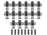 16Pcs 1.7 Ratio 7/16" Full Roller Stainless Steel Rocker Arm and Stud Set Fit for Chevy Big Block 36311306