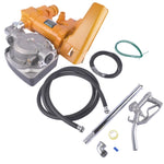 ZUN 12V 20GPM Portable Fuel Transfer Pump Gasoline w/Oil Meter for Gas Diesel Yellow 44218241