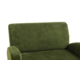 Lounge chair, accent chair, 28.15-inch Velvet Fabric Decorative Sofa, with Four Birch Legs, Suitable W2901P463303