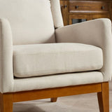 26.18" Wide Modern Accent Chair,Polyester Blend High Back Reading Chair ,Upholstered Armchair Club W1852P216108