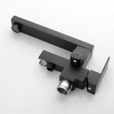 Freestanding Bathtub Faucet Tub Filler Matte Black Floor Mount Bathroom Faucets Brass Single Handle TH-F5506MB