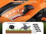 Corded Electric Lawn Dethatcher with 16-Inch Cutting Width, Wear-Resistant Wheels & Large Removable 14929861