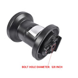 Black Bottom Roller 5/8 Inch Bolt Hole Diameter RC788-21702 for Kubota Models KX033-4 39380597