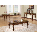 Cherry Sofa Table with Turned Fluted Legs B062P189097