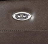 Brown Power Recliner with Pillow Top Arm B062P215427