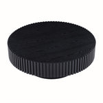 ZUN BLACK MDF coffee table 39.37inch Modern Handcraft Drum Coffee Table Round Wood Coffee Table for W876P188695