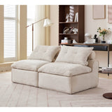 Modular Sofa,No Armrests,At will DIY,Soft Chenille Fabric,Neck W2108P261276