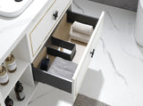 96" Wall Hung Bathroom Vanity Cabinet Fits Double Sinks, Cabinet Only W2287P265098