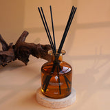 Wood Fragrance Reed Diffuser Set 6.7 oz - Oil Diffuser Sticks Ensure 90 Days of Scent for Serene 00152632